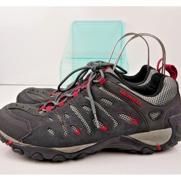 Merrell Crosslander 2 Hiking Shoes Grey Suede Men\'s Size 13